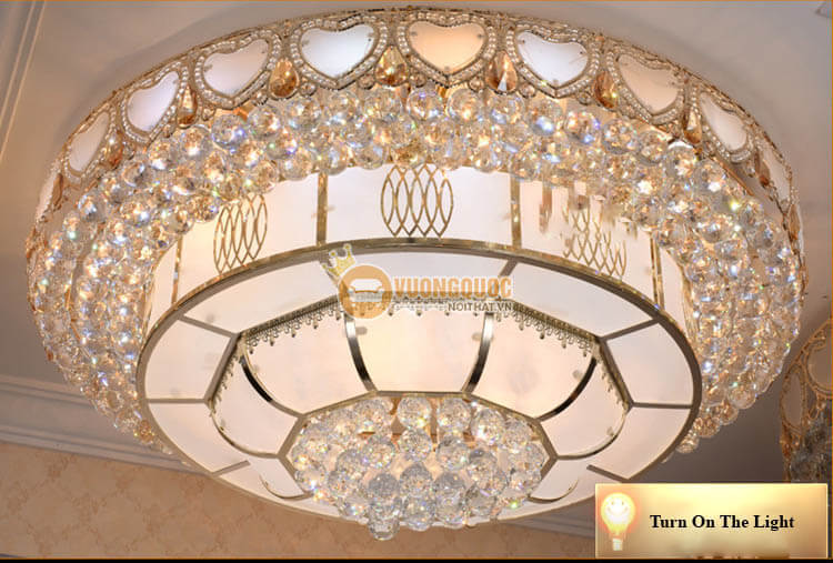 Đèn ốp trần nhập khẩu thiết kế sang trọng độc đáo CM218-13